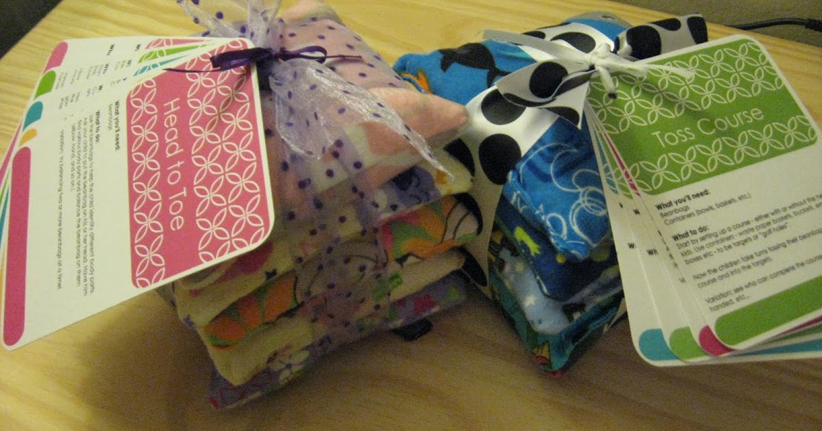 Nap Time Journal Baby Shower gift idea using bean bags