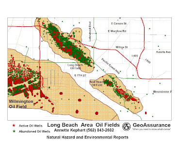 Long Beach oil wells