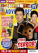 The cover and info on this week and next's week's editions of Doctor Who . (doctor who adventures )