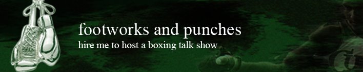 footworks and punches