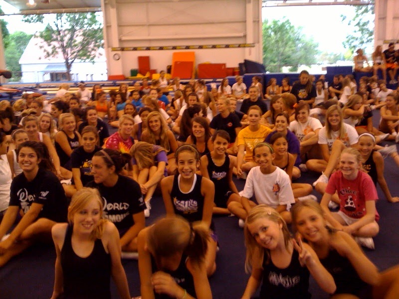 WoodwardWestGym Cheerleading training camp, Woodward west