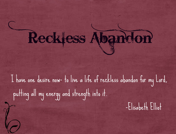 Reckless Abandon