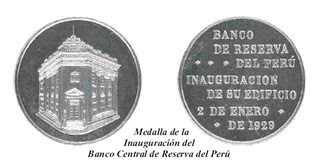Resultado de imagen para medallas âBanco de Reserva del Perú,