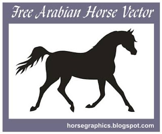 free horse clip art arabian