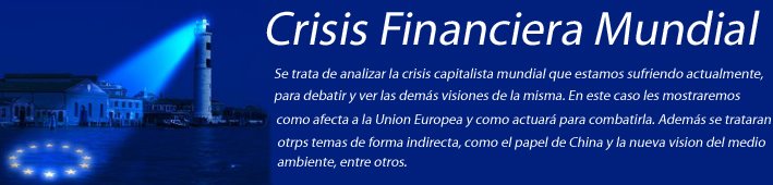 Crisis Financiera Mundial