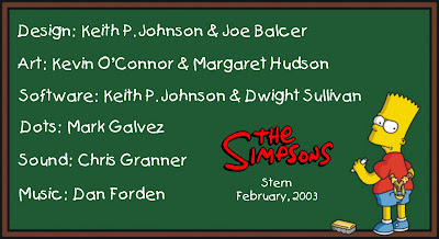 The Simpsons Pinball Party custom apron card by PinZach