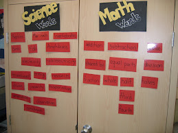 Subject Specific Word Wall
