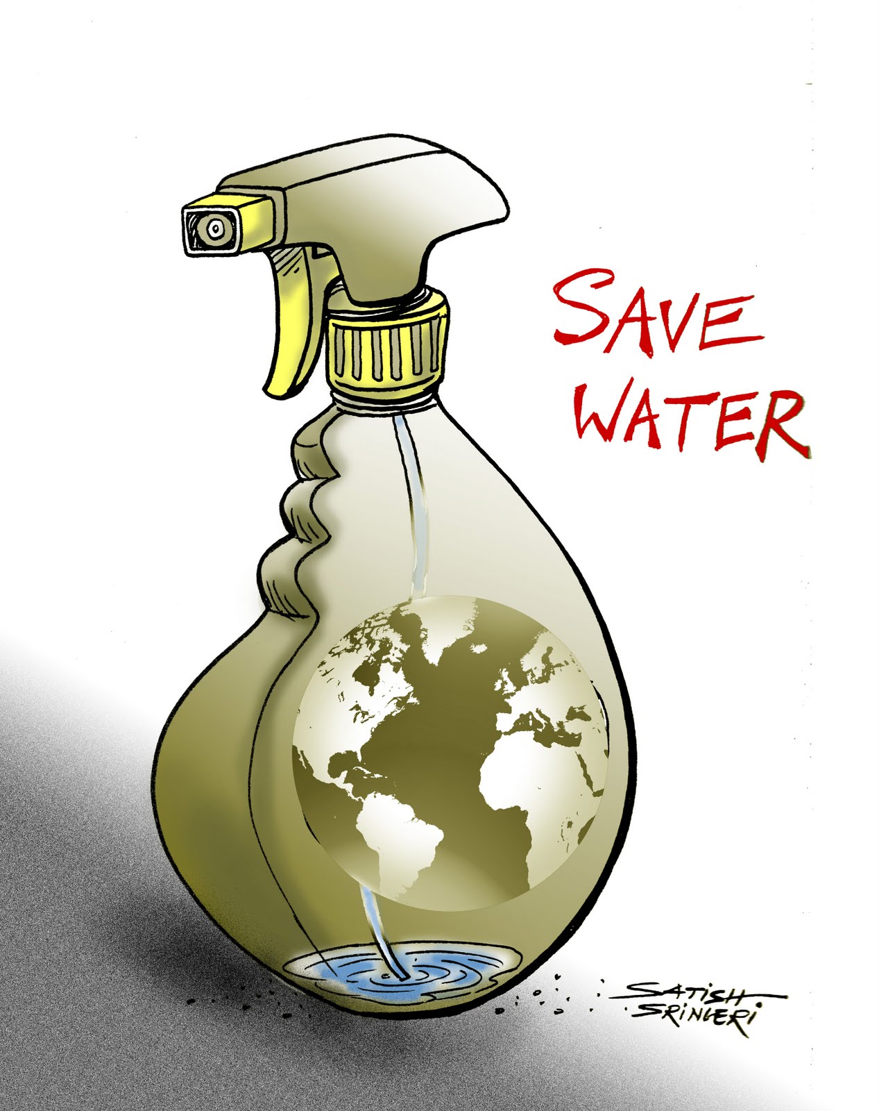 SRINGERICARTOONS: SAVE WATERWATER FOR ALL!