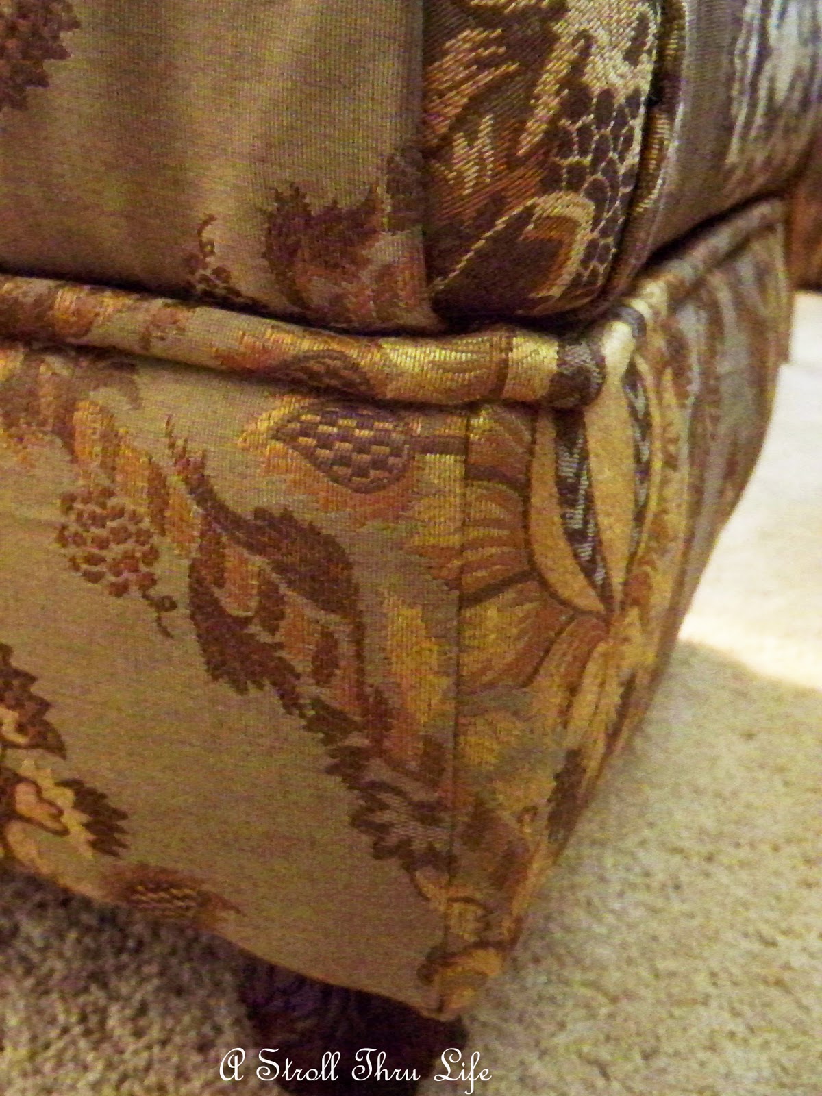 A Stroll Thru Life How To Make An Ottoman