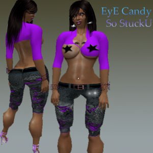 Eye Candy Purple StuckUp