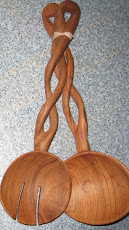 'TWISTED' WOODEN SPOON SET