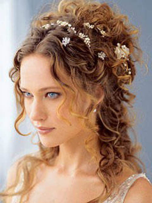 curly wedding hairstyles