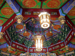 Colorful Ceiling of Temple