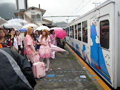 The girls in PINK waiting for...