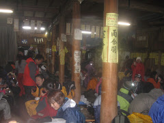 A crowded SUMMIT warming house