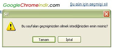 Tarama Geçmişini Temizleme