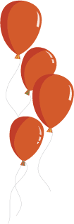 Balloons Orange