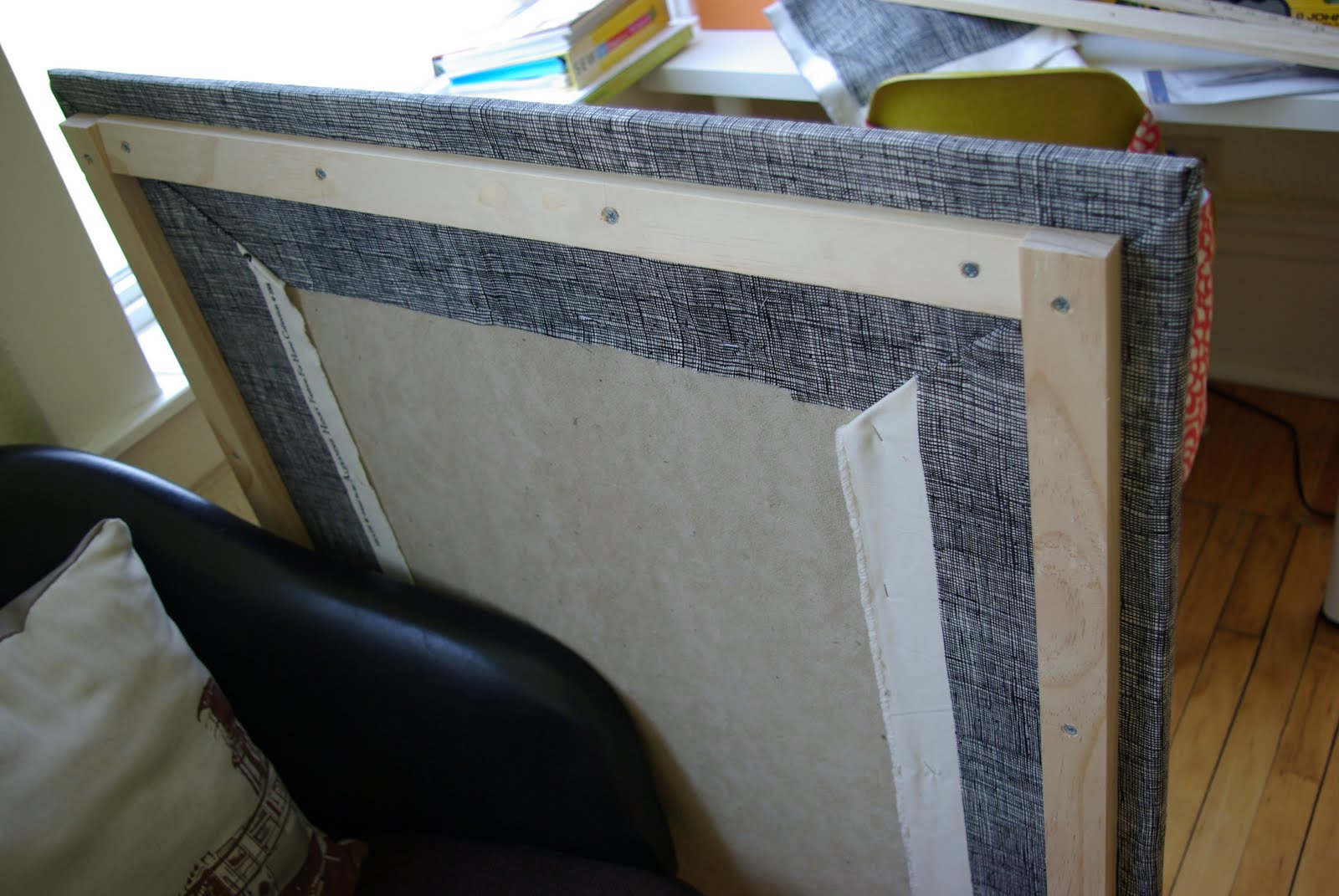 thread & needles do it yourself fabric bulletin board