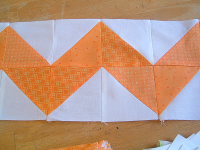Orange Zig Zags