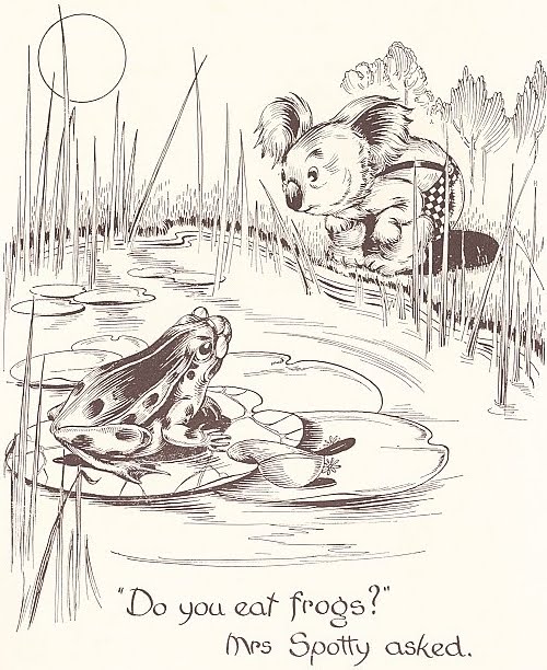 Do you eat frogs? Blinky Bill, The Quaint Little Australian 1933 by Dorothy Wall