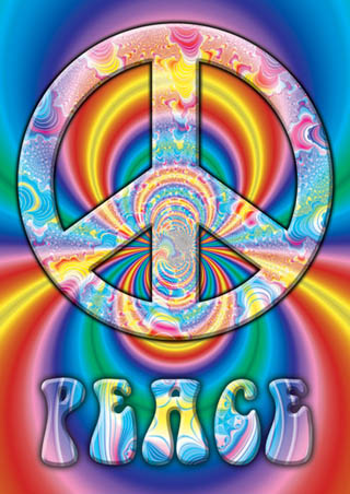 peace and love logo