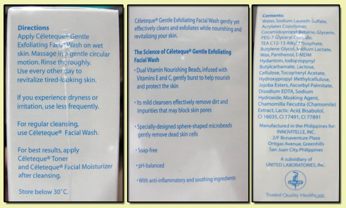 Makeup & Mia Celeteque Gentle Exfoliating Facial Wash