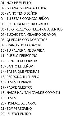 CANCIONES DE ALABANZA A canciones de alabanza a: