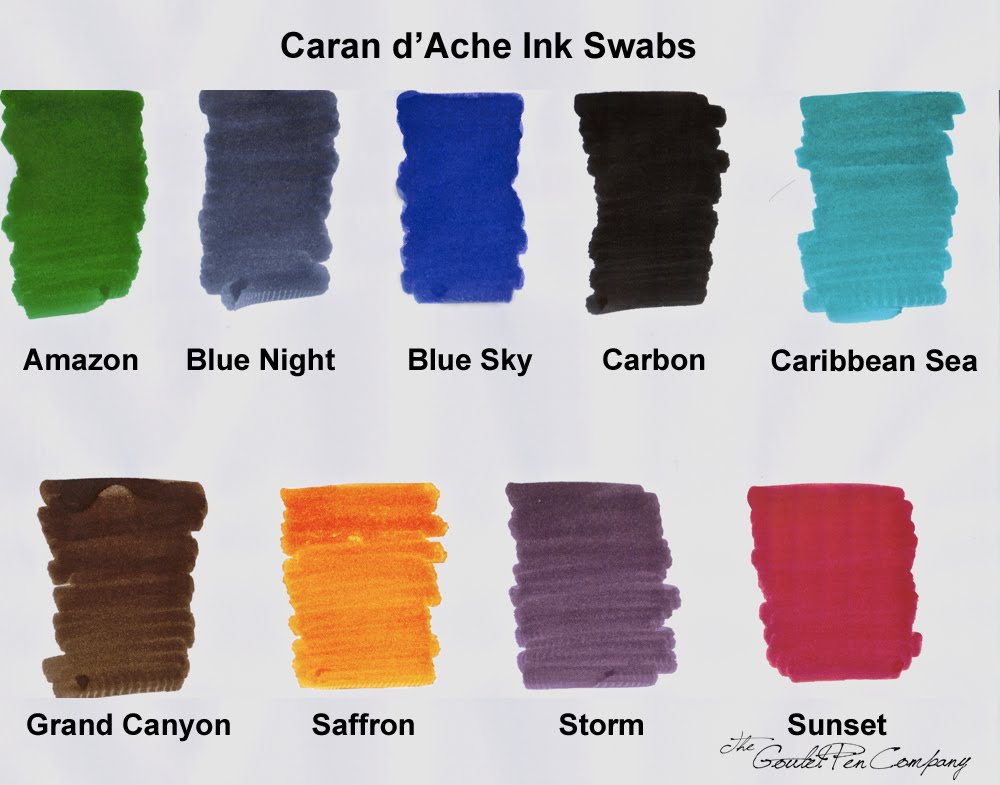 Ink Swabs My Color Management Quest! Goulet Pens Blog