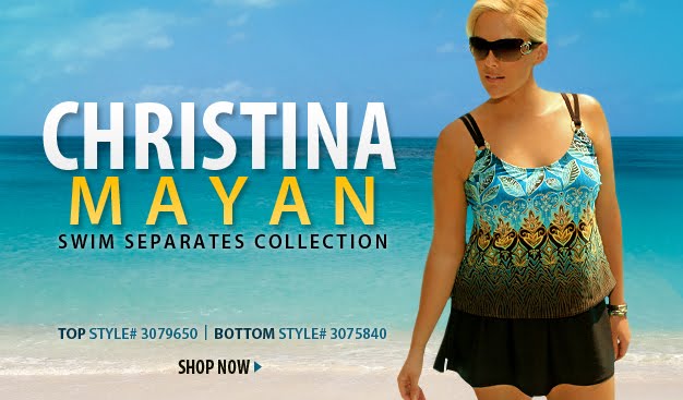 christina plus size swimwear