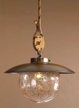 rustic brass pendant lighting fixture