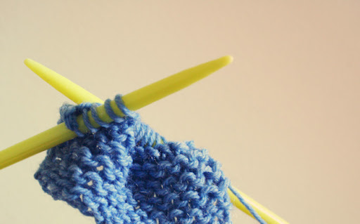 knitting, blue, much love, craft