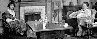 Gertrude Stein and Alice Toklas at home, photograph by Man Ray