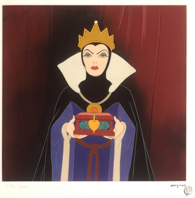 Snow White 1937 Series Cel of Queen and the Heart Box