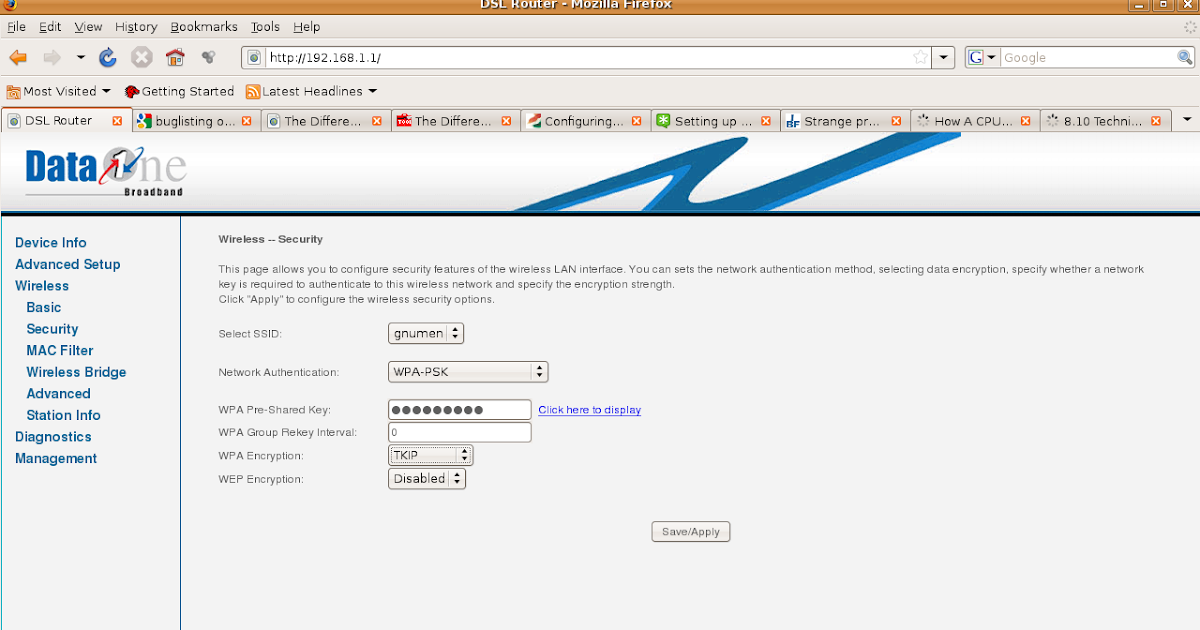 Bsnl Broadband An102021 Wifi Configuration