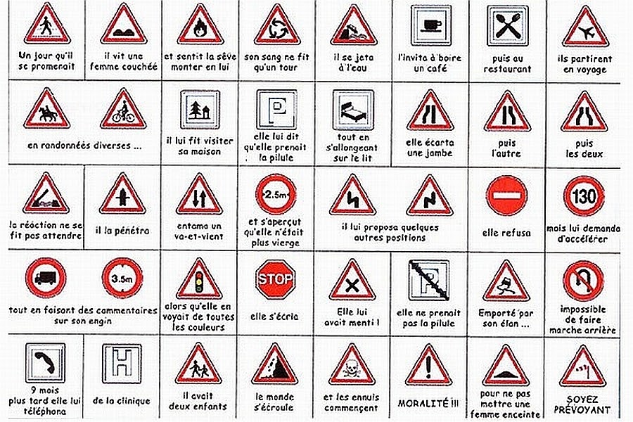 transpress nz a short story with European road signs