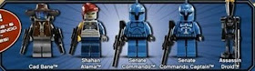 LEGO Star Wars Cad Bane's Speeder Minifigures