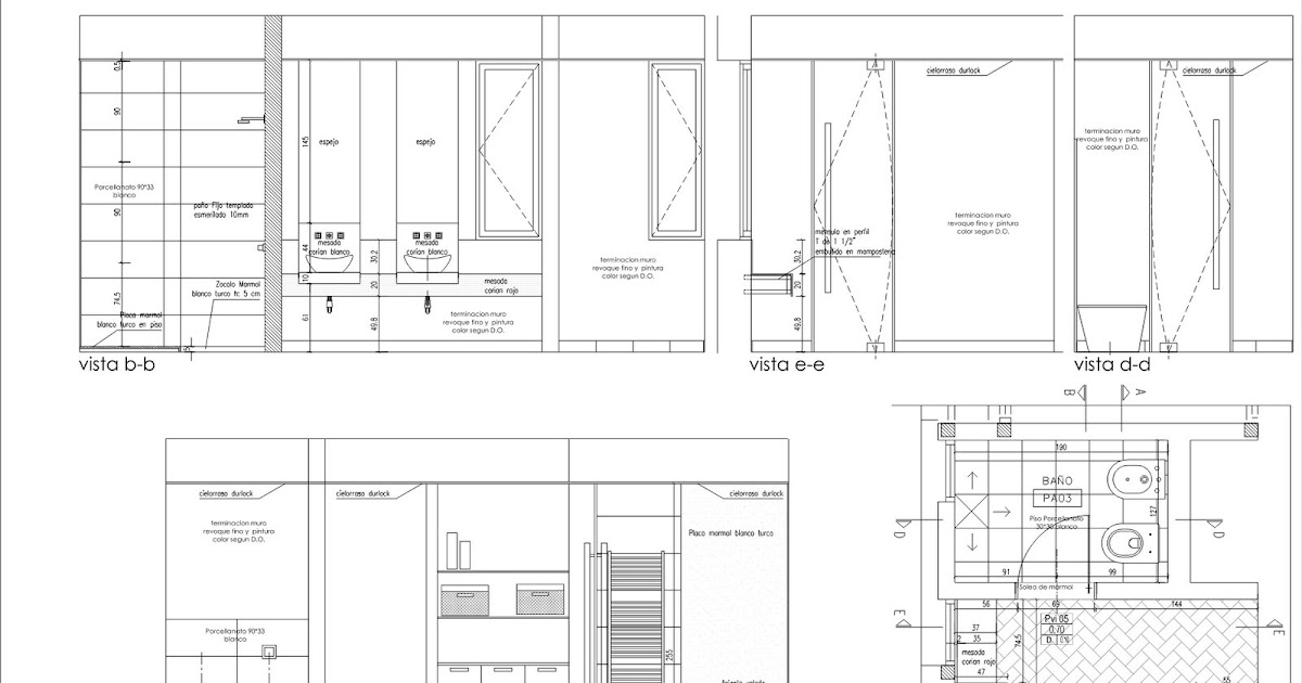 arquitectura rz: Detalles de Baños en Vivienda Familiar