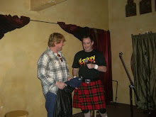 On stage with Rowdy Roddy Piper