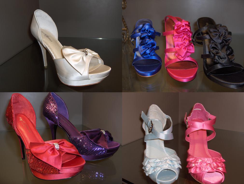  we now carry a line of sexy boldly colored bridal shoes from Allure