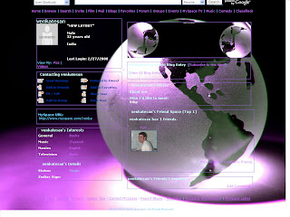 Myspace layouts