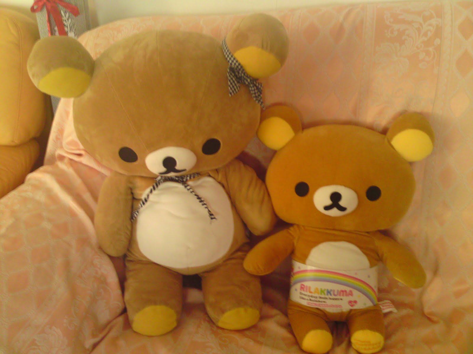 rainbow rilakkuma plush