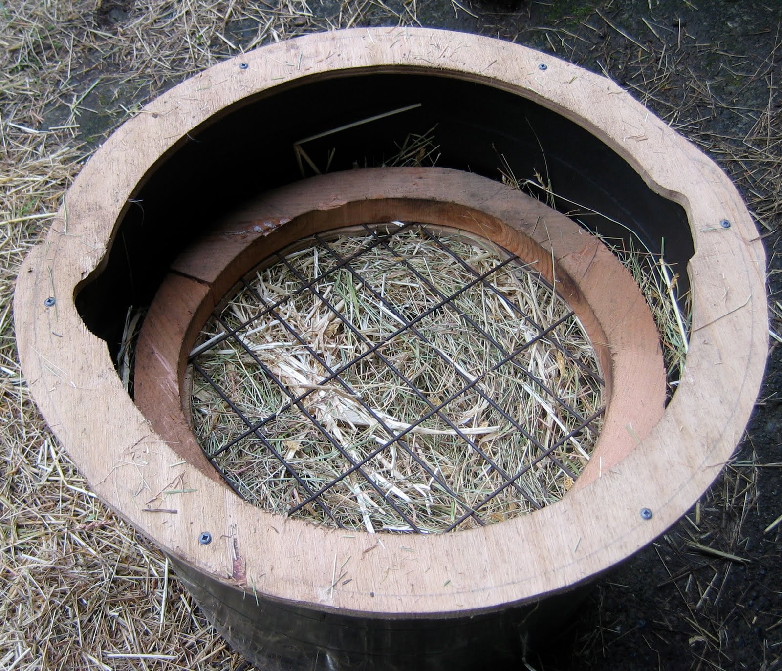 A Donkey Diary First Slow Feeder prototype