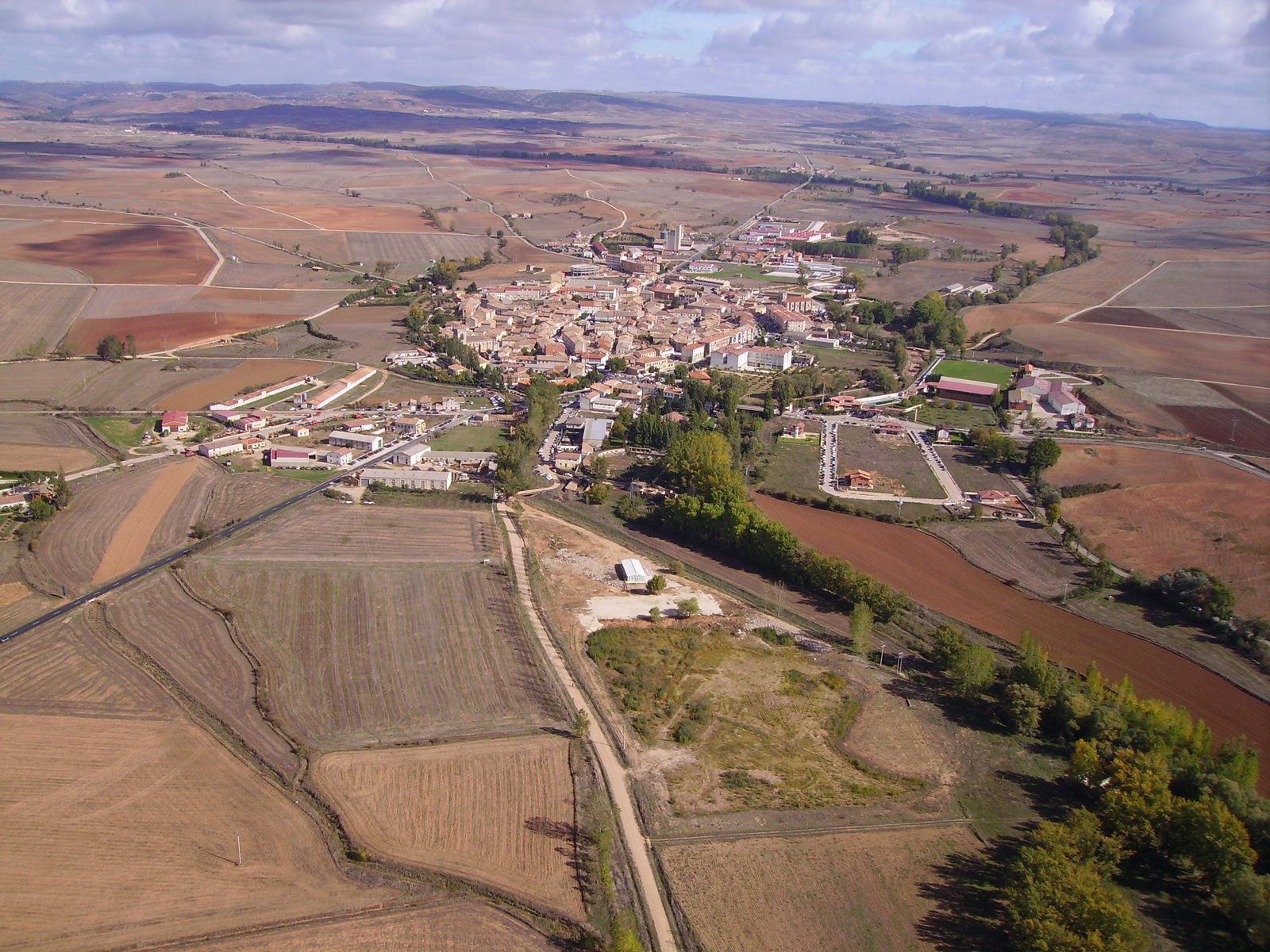 villadiego visto desde el oeste