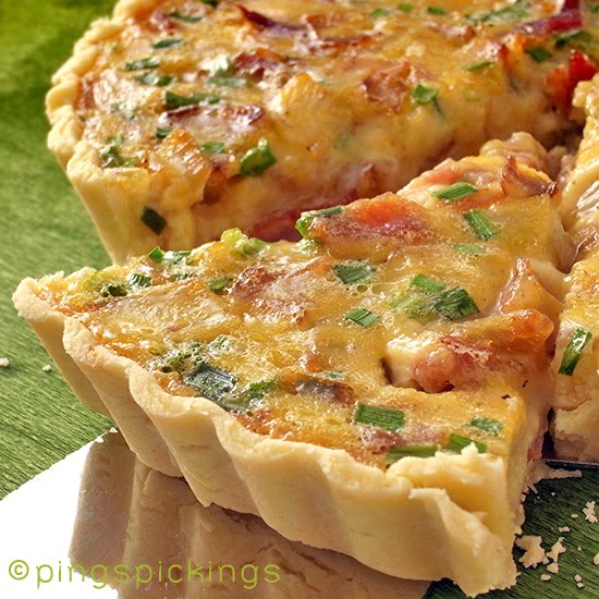 ping's pickings Quickie Quiche