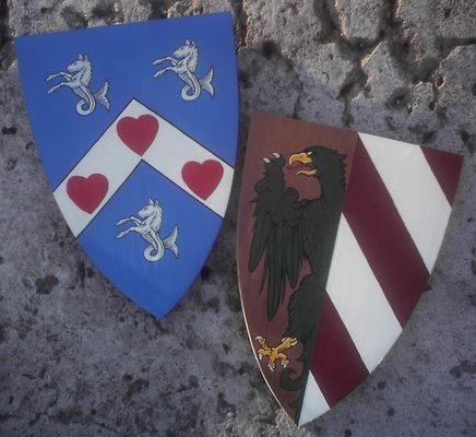 Medieval style shields
