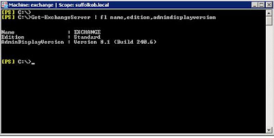How To Find Your Exchange 2007 version