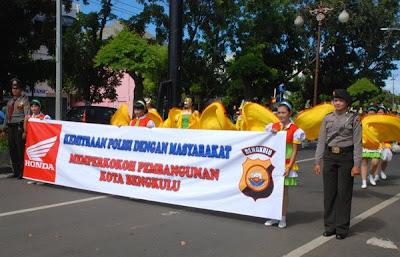 Safety riding honda bengkulu kampanye 1