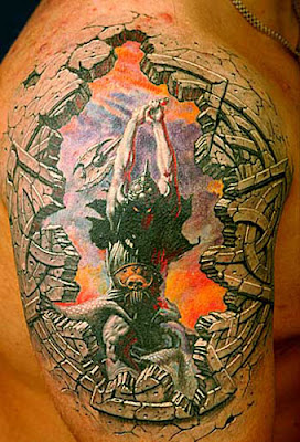 Amazing 3D Tattoos Design On The Body Gallery Picture 8 Amazing 3D Tattoos Design On The Body Gallery Picture 8