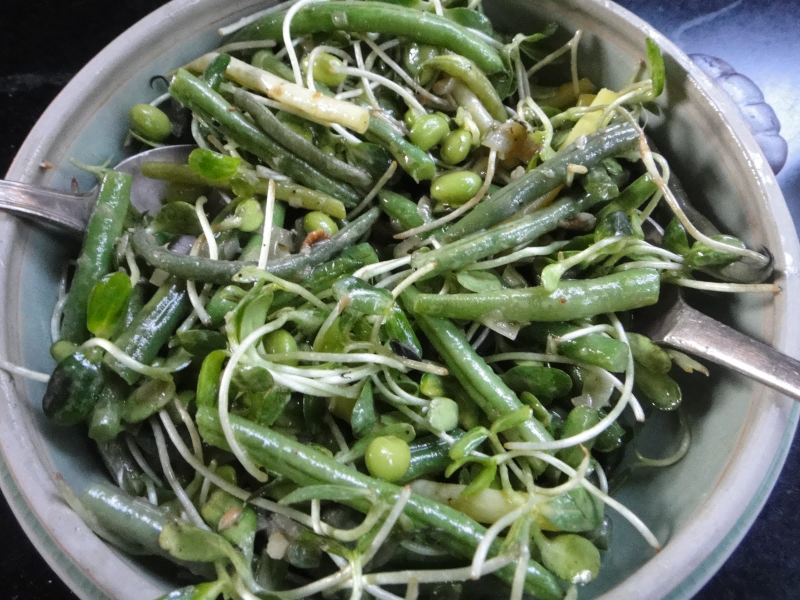 Roast Duck and a Big Gooey Cake It's Easy Being Green EdamameBean