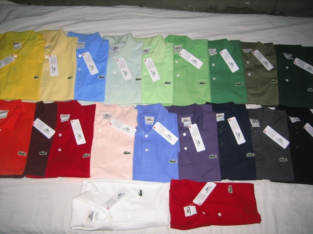 POLOS LACOSTE, TALLAS S - M - L - XL